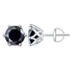 Moissanite Stud Earrings 0.5-2CT S925 Sterling Silver 18K 6-Prong Screw Backs
