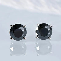 Moissanite Stud Earrings 0.1-3CT S925 Sterling Silver Platinum Plated Bride
