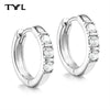 Moissanite VVS1 Drop Earrings 18K Gold Plated 925 Sterling Round Pear Square