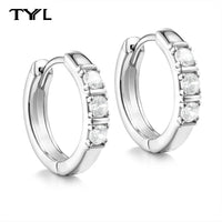 Moissanite VVS1 Drop Earrings 18K Gold Plated 925 Sterling Round Pear Square