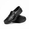 31-103-BKM MONZA Crocodile Driver, Black