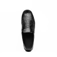 31-103-BKM MONZA Crocodile Driver, Black