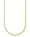 10K Gold Moricci 2MM Italian Cuban Chain Necklace