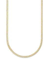10K Gold Moricci 2MM Italian Cuban Chain Necklace