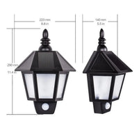 Motion Activated Solar Wall Lamp for Outdoor Lighting with Waterproof