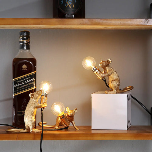 Mouse Light with Modern Design and Soft Ambient Glow for Decor