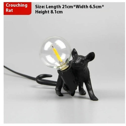 Mouse Light with Modern Design and Soft Ambient Glow for Decor