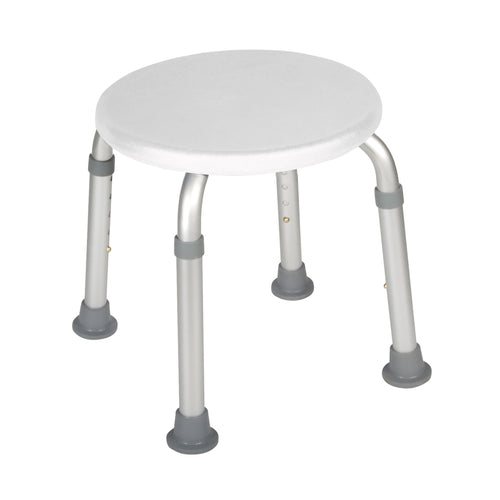Adjustable Height Bath Stool, White RIO Medical Supplies