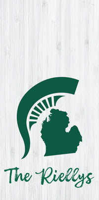 State of Michigan Custom Name Pro Style Cornhole Boards