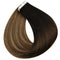 Balayage 1B/8/22 Black Ombre Ash Brown mix Medium Blonde