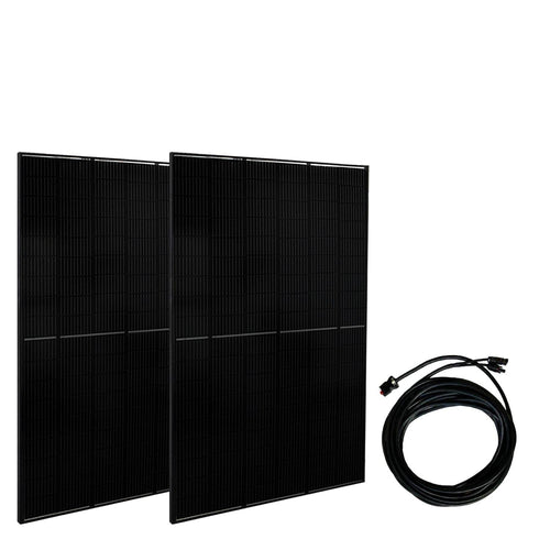 Nature's Generator Lithium 6000 with Solar Panels and Wind Turbine