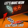 Your Personalized Logo Metal Neon Wall Art - MTN0068