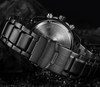 Men's  Waterproof Stainless Steel Watch With Chronometers Business Style Wristwatch Unique Design Perfect Gift