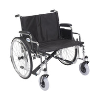 Sentra EC Heavy Duty Extra Wide Wheelchair, Detachable Desk Arms, 26" Seat RIO Medical Supplies