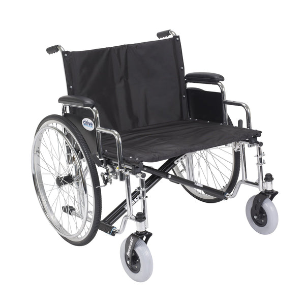 Sentra EC Heavy Duty Extra Wide Wheelchair, Detachable Desk Arms, 26" Seat RIO Medical Supplies