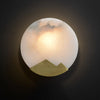 Nordic Art Wall Lamp with Copper Design for Living Room Lighting