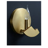 Nordic Art Wall Lamp with Copper Design for Living Room Lighting