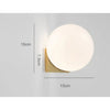 Nordic Circle Light Fixture for Bedroom & Hallway Lighting