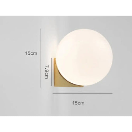 Nordic Circle Light Fixture for Bedroom & Hallway Lighting