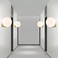 Nordic Circle Light Fixture for Bedroom & Hallway Lighting