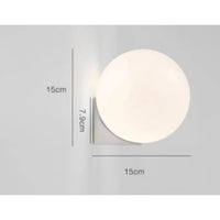 Nordic Circle Light Fixture for Bedroom & Hallway Lighting