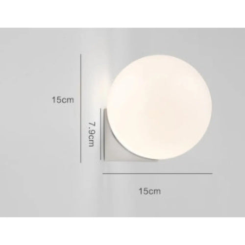 Nordic Circle Light Fixture for Bedroom & Hallway Lighting