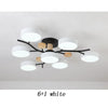 Nordic LED Ceiling Light for Living Room in Soft Macaron Style