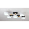 Nordic LED Ceiling Light for Living Room in Soft Macaron Style
