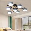 Nordic LED Ceiling Light for Living Room in Soft Macaron Style