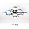 Nordic LED Ceiling Light for Living Room in Soft Macaron Style