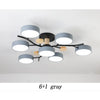 Nordic LED Ceiling Light for Living Room in Soft Macaron Style