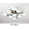 Nordic LED Ceiling Light for Living Room in Soft Macaron Style