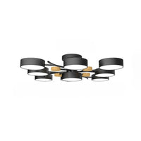 Nordic LED Ceiling Light for Living Room in Soft Macaron Style
