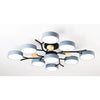 Nordic LED Ceiling Light for Living Room in Soft Macaron Style