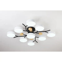 Nordic LED Ceiling Light for Living Room in Soft Macaron Style
