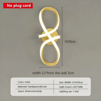 Nordic Style Wall Lamp LED – Modern Minimalist Bedside Light Fixture