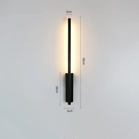 Nordic Style Wall Lamps for Living Room with Elegant Golden Lines