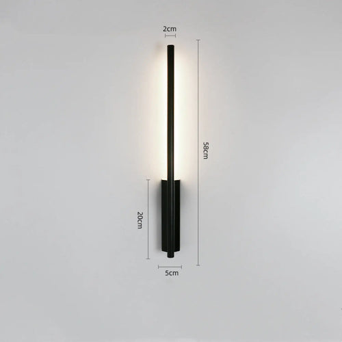 Nordic Style Wall Lamps for Living Room with Elegant Golden Lines