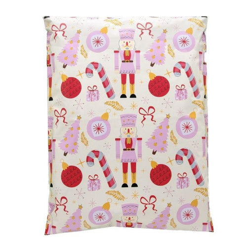 Nutcracker Poly Mailers Size 14.5x19 Christmas Shipping Bags