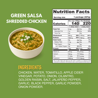 Green Salsa Chicken – 42g Protein | Ready in 90 Seconds