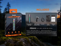 Fenix E08R UE Multi-Light EDC Flashlight With Red Light & Green Laser