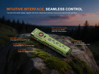 Fenix E08R UE Multi-Light EDC Flashlight With Red Light & Green Laser
