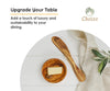 Mediterranean Olive Wood Bread & Butter Set. 2-Pcs