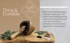 Olive Wood Mortar Pestle Rustic Handmade Kitchen Grinder For Spices