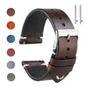 OnePlus Watch Oil Wax Leather Band, Stitched, Quick Release