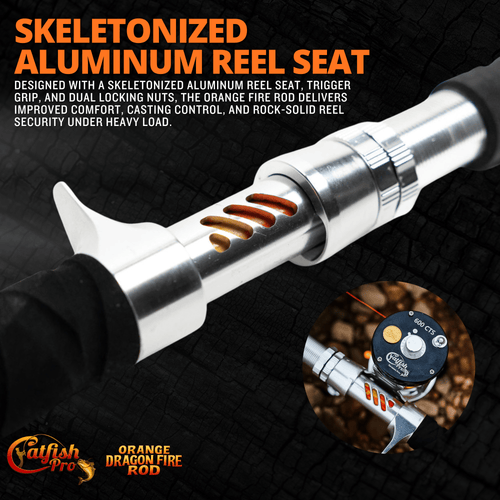 Orange Dragon Fire Casting Glow Rod