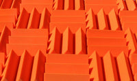 4 Inch Acoustic Foam Wedge Style Panels - 13 Color Options