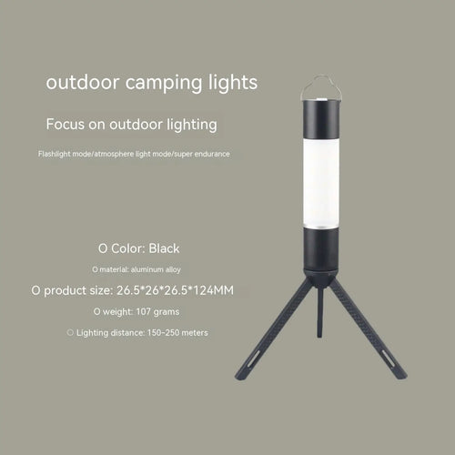 Outdoor Camping Light with LED – Bright, Portable & USB Rechargeable