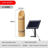 Outdoor Lamp for House - Solar Powered Bamboo Light