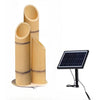Outdoor Lamp for House - Solar Powered Bamboo Light